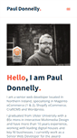 Mobile Screenshot of pauldonnelly.net